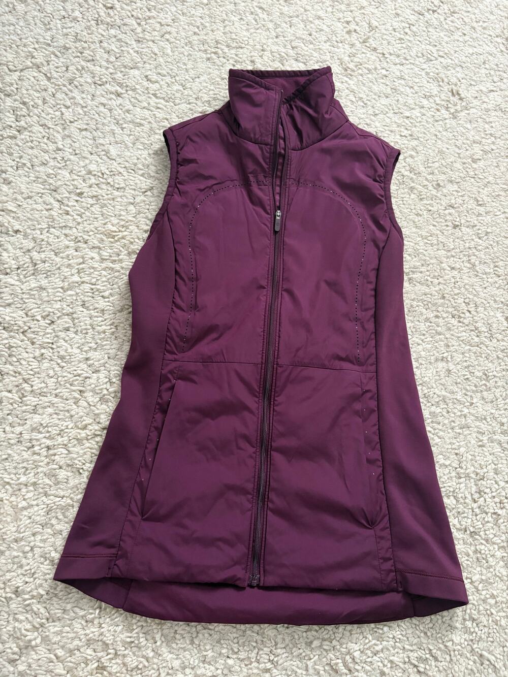 LULULEMON Purple Vest size 2/4